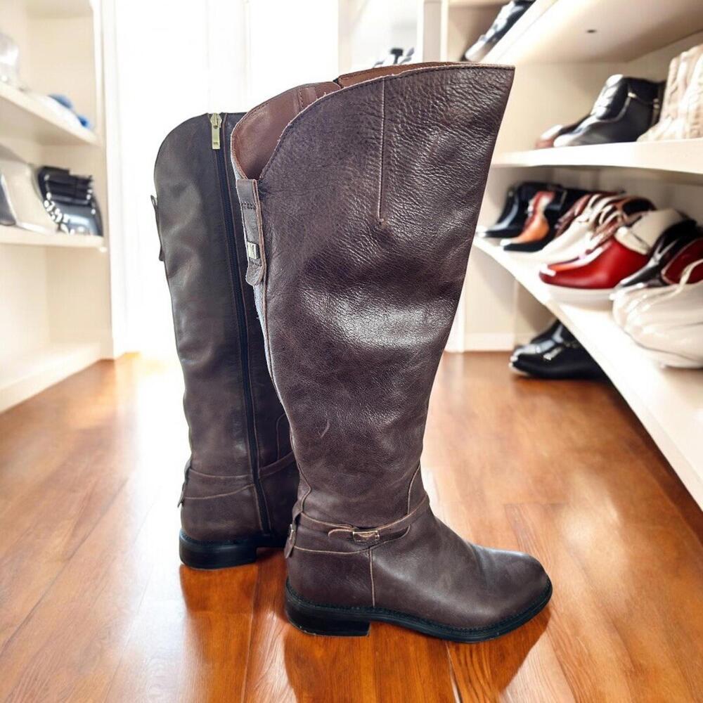 Franco Sarto Haylie Womens Size 8 All Leather Boot Knee High